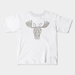 Geometric Moose Kids T-Shirt